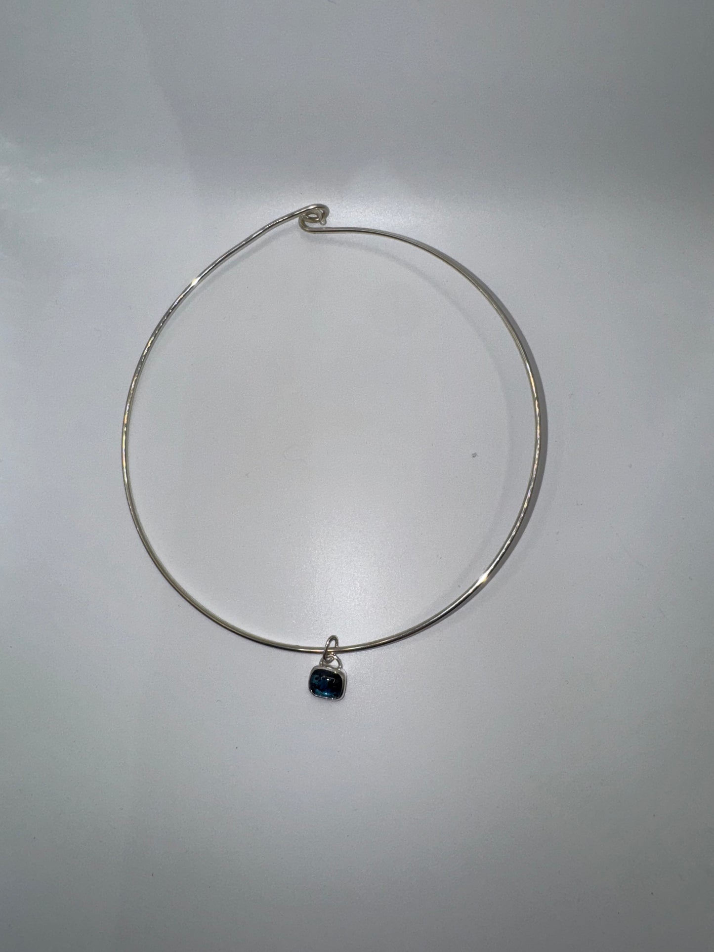 Teal Moss Kyanite Choker