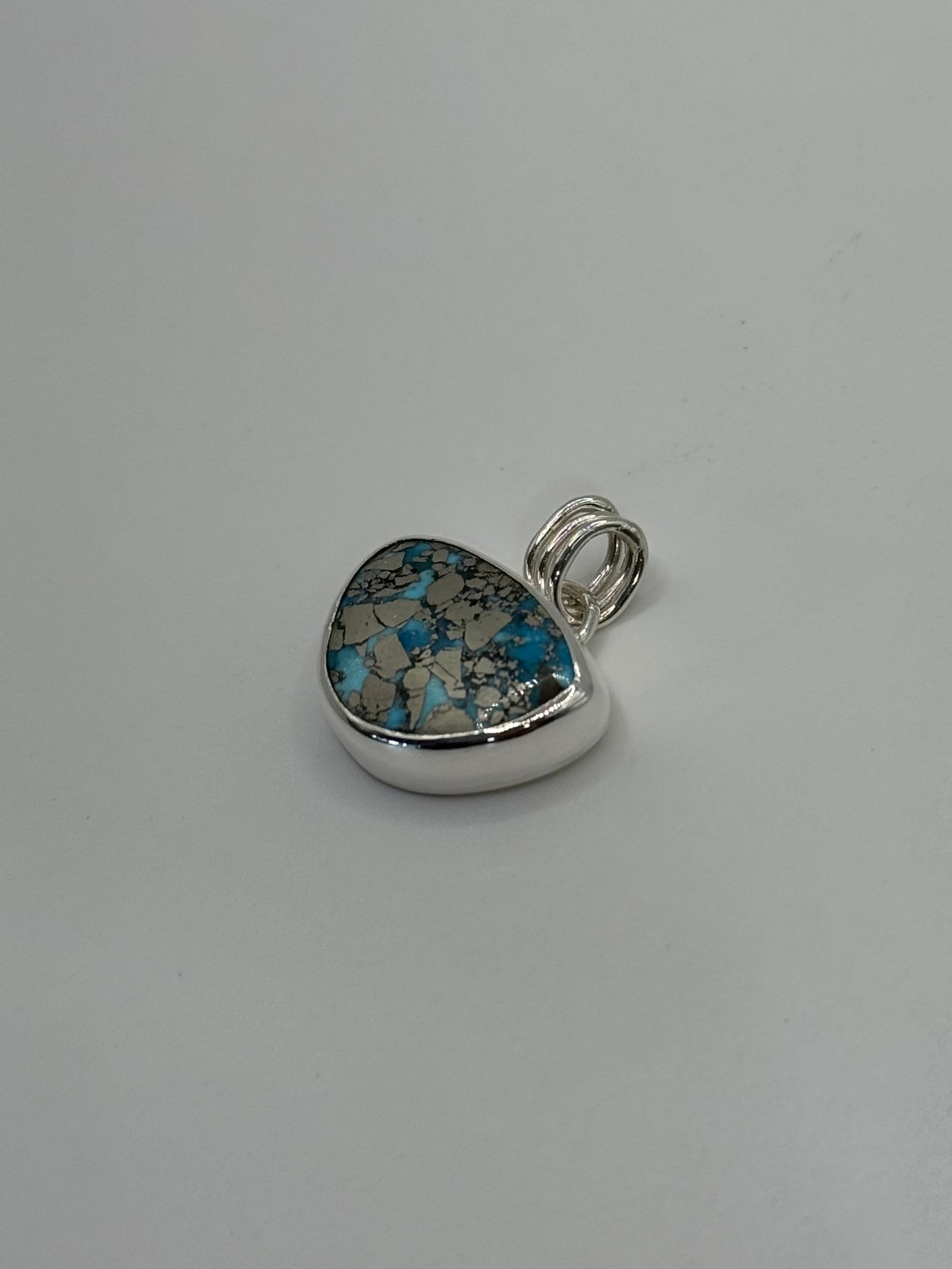 Turquoise x Pyrite Pendant