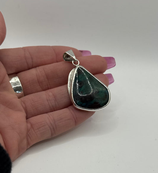 Chrysocolla Pendant